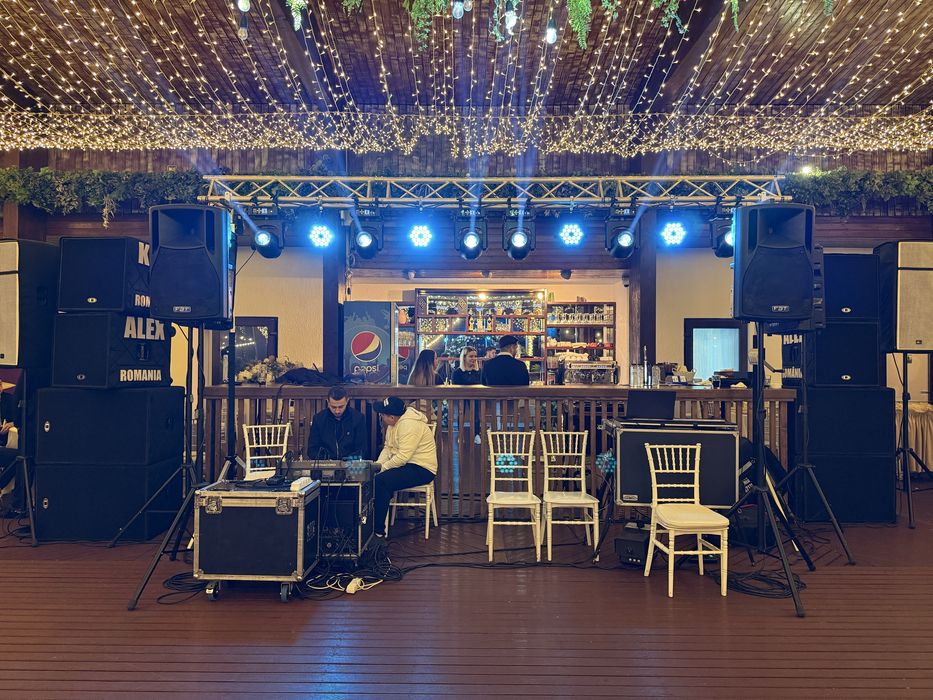 Sistem sonorizare formatii live schela de lumini de inchiriat