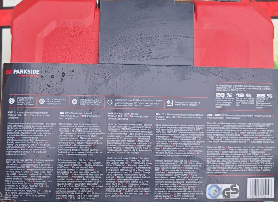 Bormașina Parkside Performance