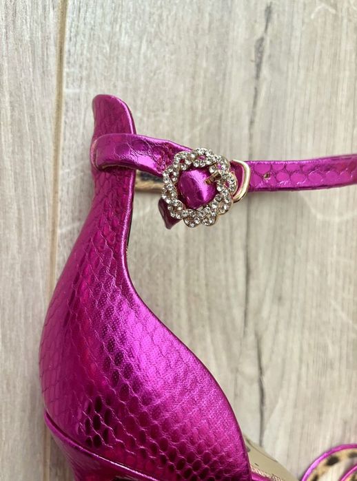 Sandale Jofielle din piele naturală, cu toc