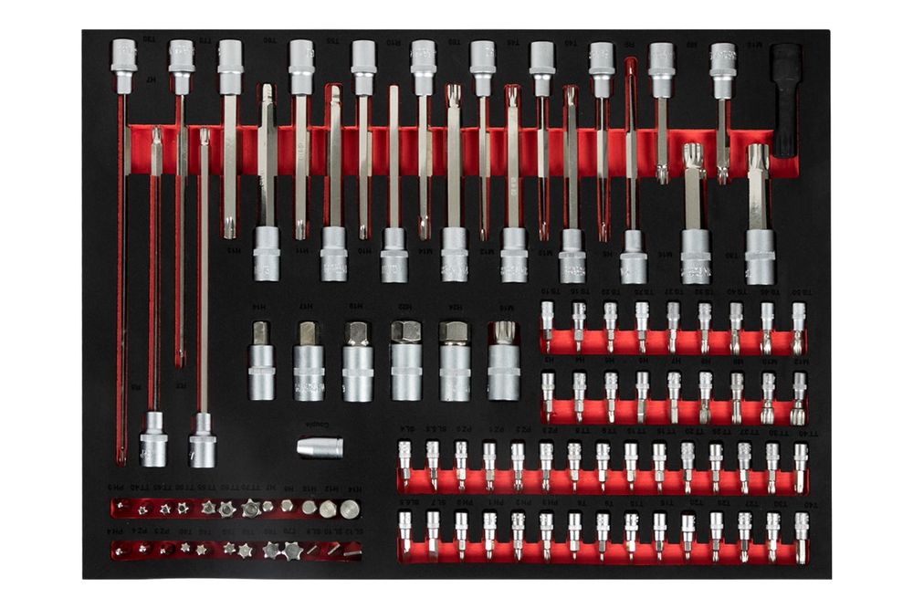 Количка с инструменти Wohrstahl XXL 419 части