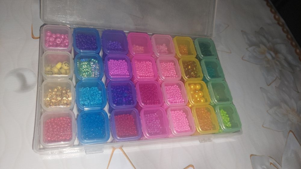 набор бисер и бусин