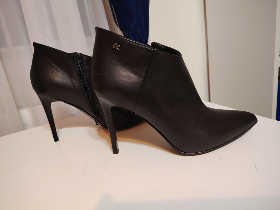 Botine cizme Piele Noi 37