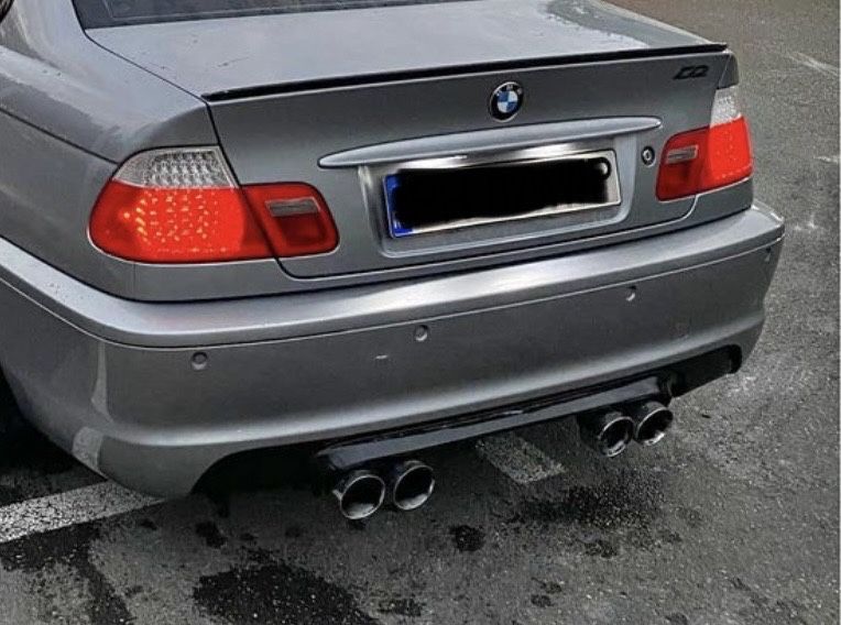 Difuzor Evacuare Dubla M3 CSL Look Bmw E46 M Pachet
