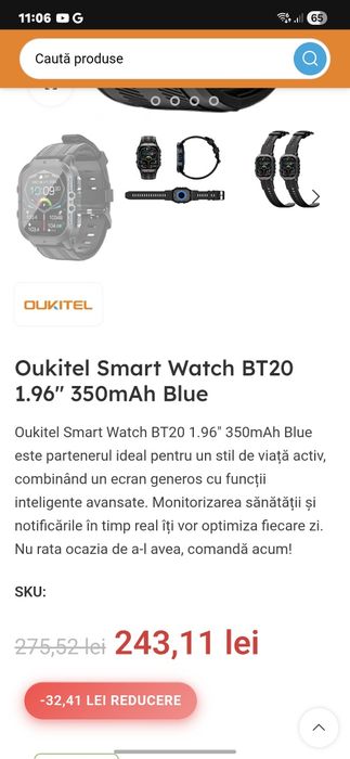 Ceas oukitel nou
