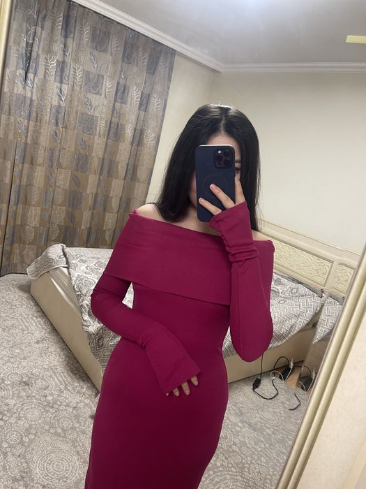 Трикотажное платье