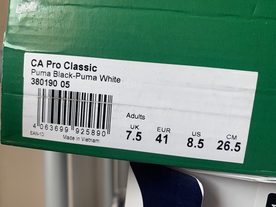 Adidas Puma CA Pro classic 40 41 pantof comozi dama cadou Crăciun