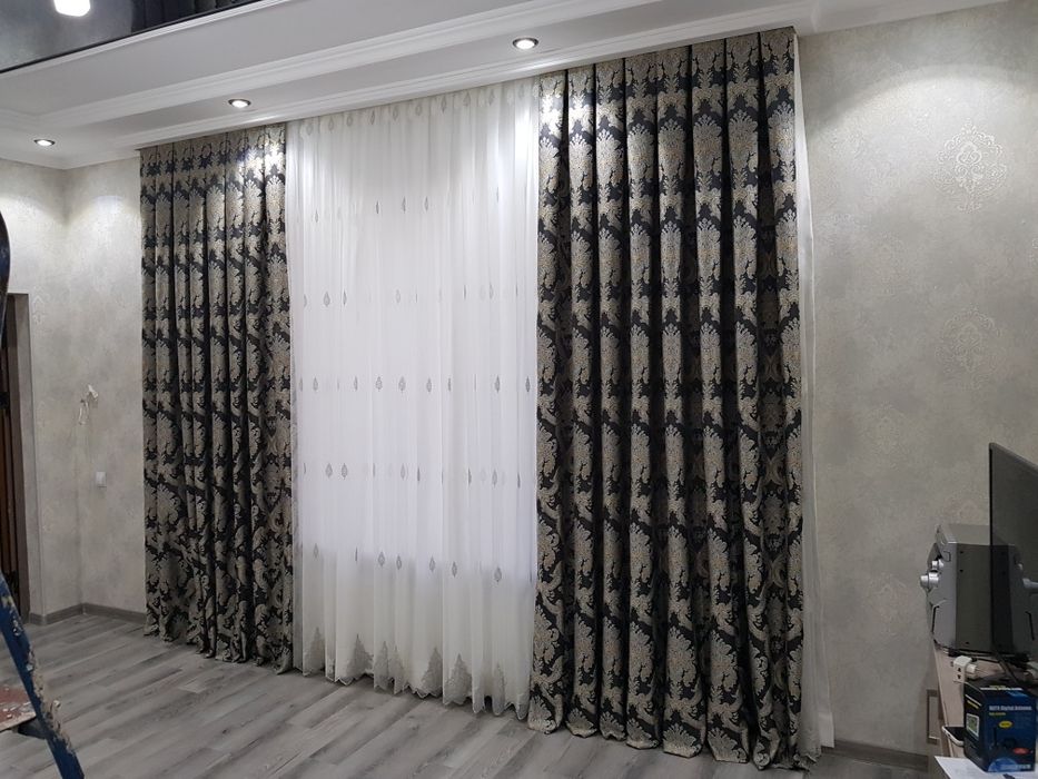 Пошив переделка, занавесок штор.  Шторы тюли Парда тикамиз