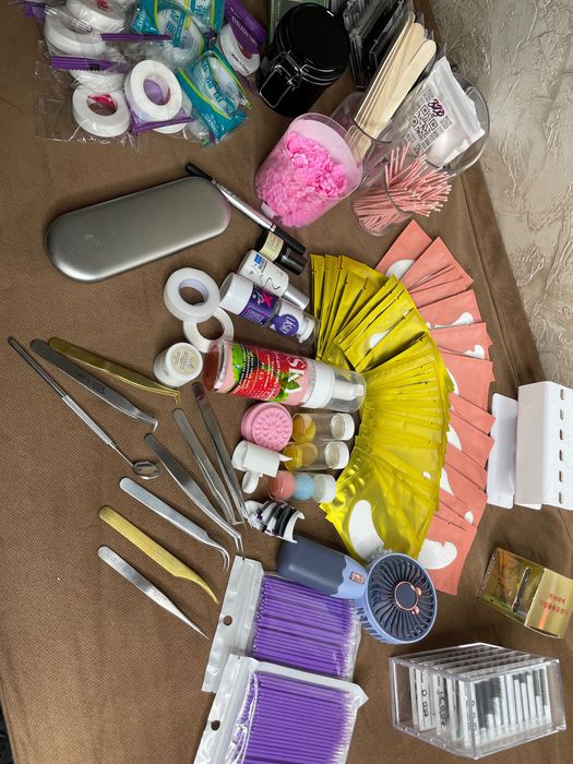 Продам все для наращивания ресниц