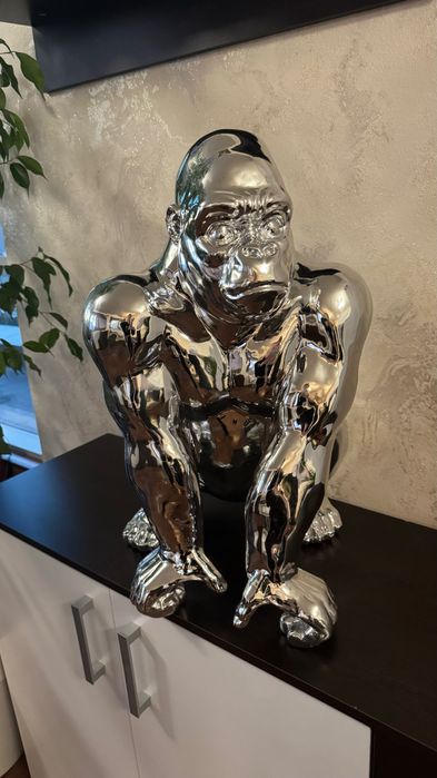 Деко фигура горила Gorilla Chrome от Каре