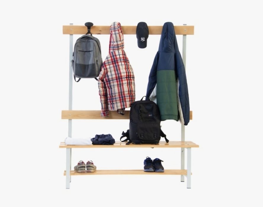 Banaca din lemn, fag sau molid. Vestiare si fisete