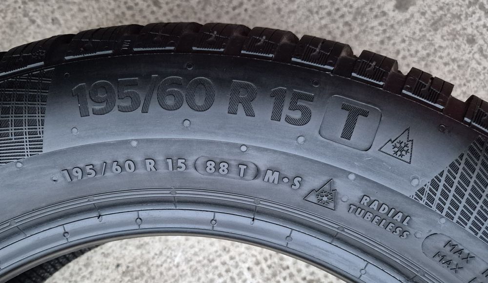 Set 4buc 195/60 R15 88T Continental WinterContact TS860 M+S iarnă