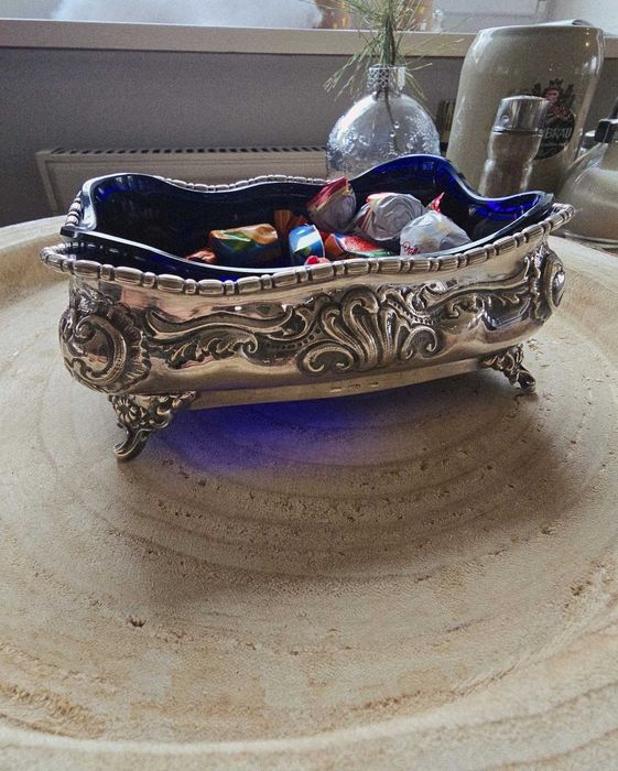 Fructieră/Bombonieră Argint 800 masiv - Stil Neo-Rococo