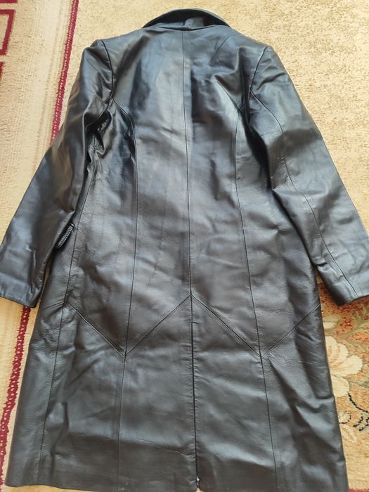Кожаный плащ продам