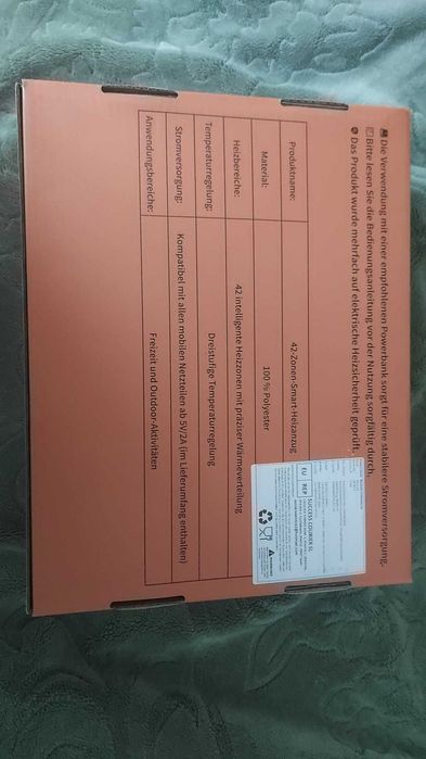 Set lenjerie încălzită damă 42 zone încălzire 2 power bank-uri 3 niveluri – Negru M
