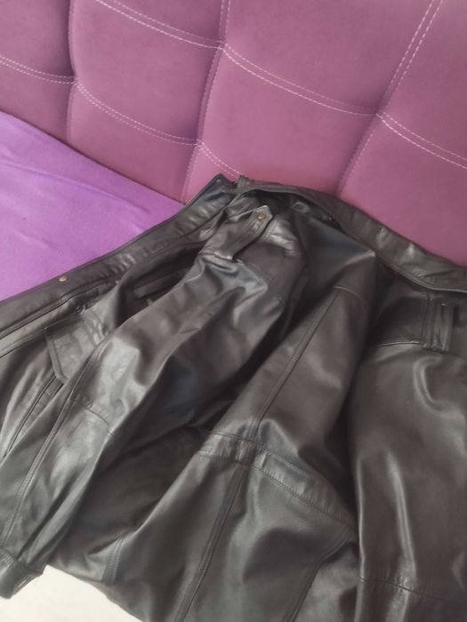 Кожена черна шуба (военна)