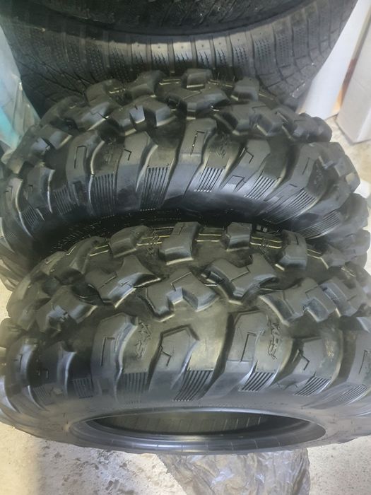 Set complet anvelope,cauciucuri  atv fata 205/80r14 si spate 255/65r14