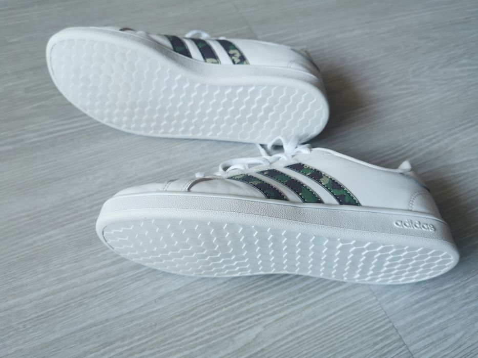 adidas - Маратонки grand court 2.0 k 36.2/3, Бял