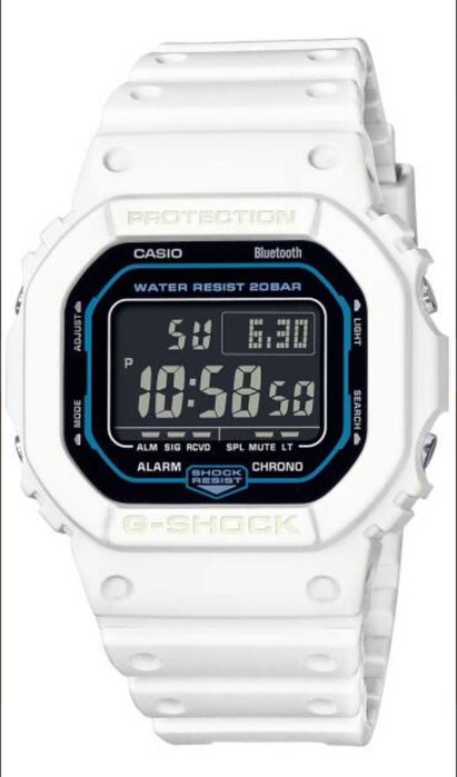 Ceas Casio g shock Classic dw b5600sf-7 THE Origin white blue, Nou, Garantie 2 ani