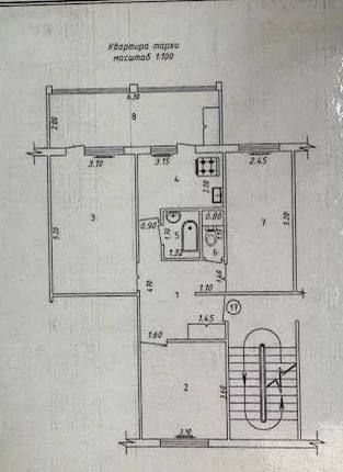 Карасув 3, 3 комнат продаётся Срочно