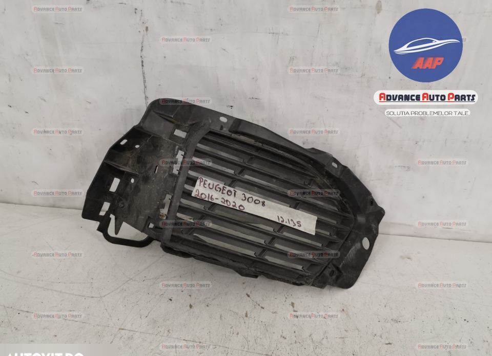 Grila Proiector Stanga originala Peugeot  3008 2 [2016 - 2020]