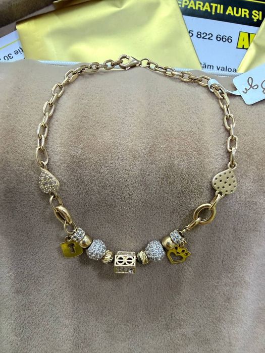 Brățară deosebita aur 14k 5,8gr (ctg)
