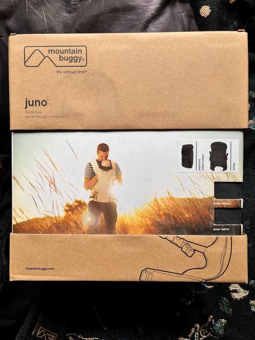Мултифункционална ергономична раница Mountain Buggy - Juno Carrier, черна