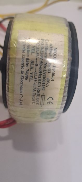 Regulator ventilator 12v și toroid