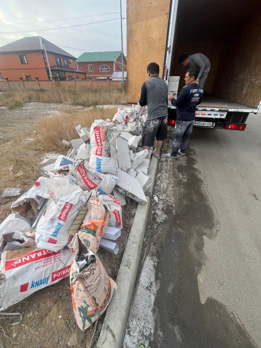 Вывоз мусора снега