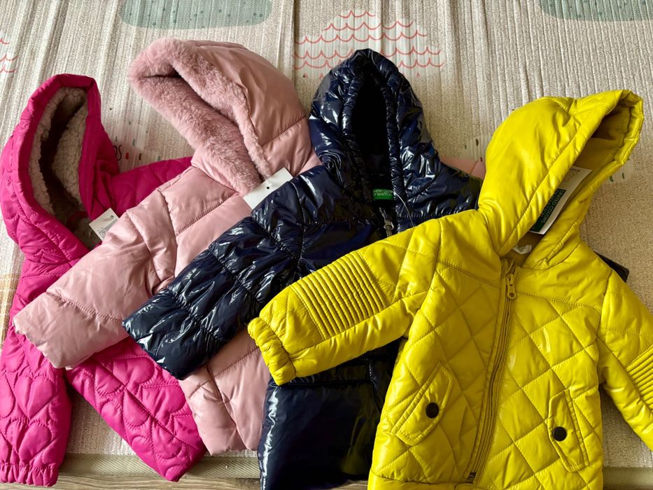 Нови детски якета Benetton 62см.