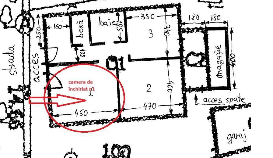spatiu comercial stradal zonă centrală de inchiriat
