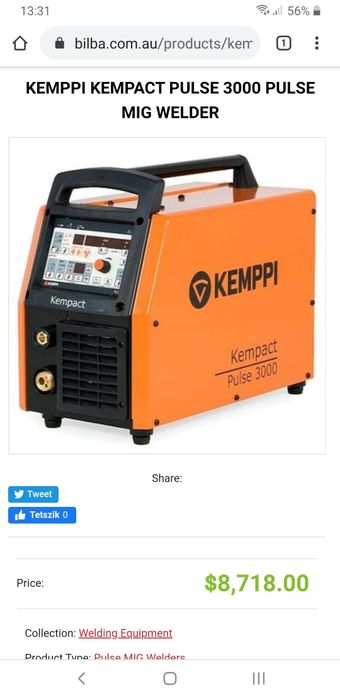 Aparat de sudura aluminiu KEMPPI pulse 300 amperi Esab Fronius