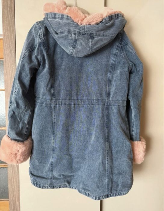 Geaca parka blug si blanita detasabila