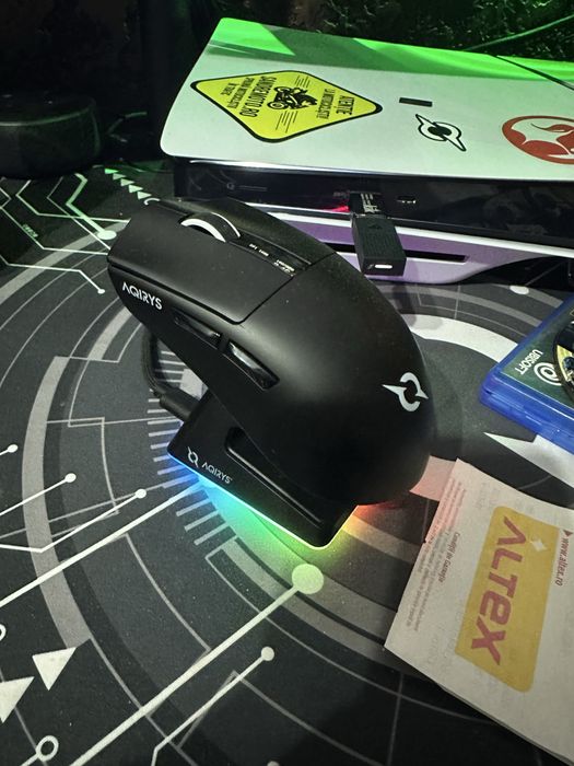 Vand mouse Aqirys Gaming Zephir,26000 dpi