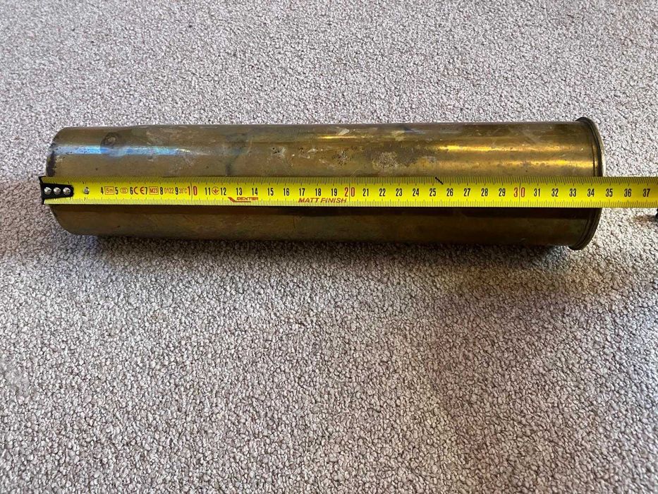 Tub obuz inert 75 mm francez, ww1 anul 1917, panoplie,decor