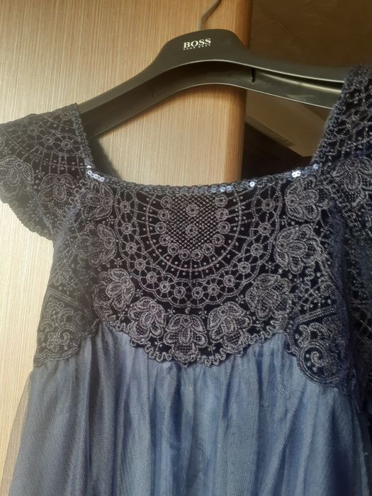 Нарядное платье с шубкой