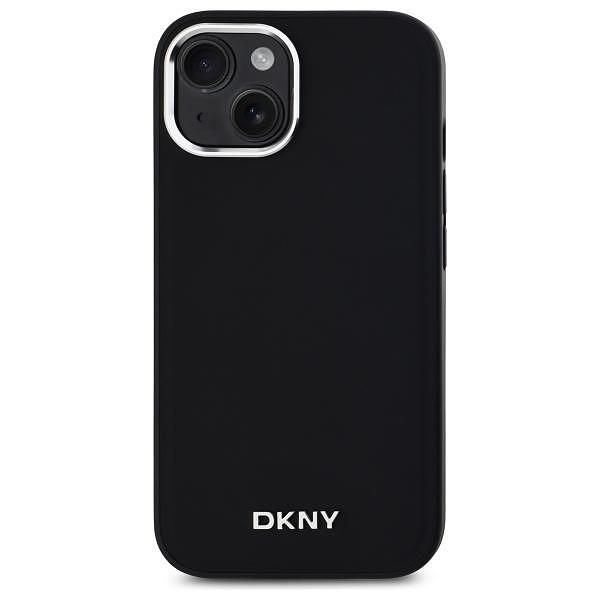 Dkny dkhmp15spscmclk iphone 15 6.1"czarny/black hardcase plain logo ma