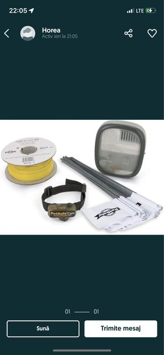 Gard invizibil pentru pisici (petsafe)