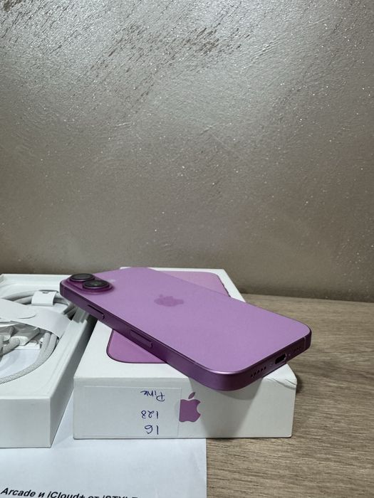 iPhone 16 | 128GB | Розов | Като нов | 99% батерия | iStyle гаранция