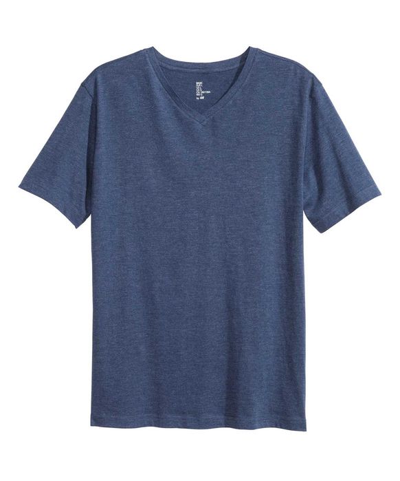 H&M 7 tricouri 100% bumbac mar. S/M, talie = 95-100 cm., noi, eticheta