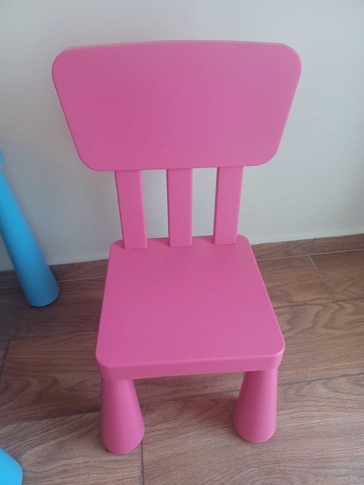 Set masă și 2 scaune copii IKEA MAMMUT