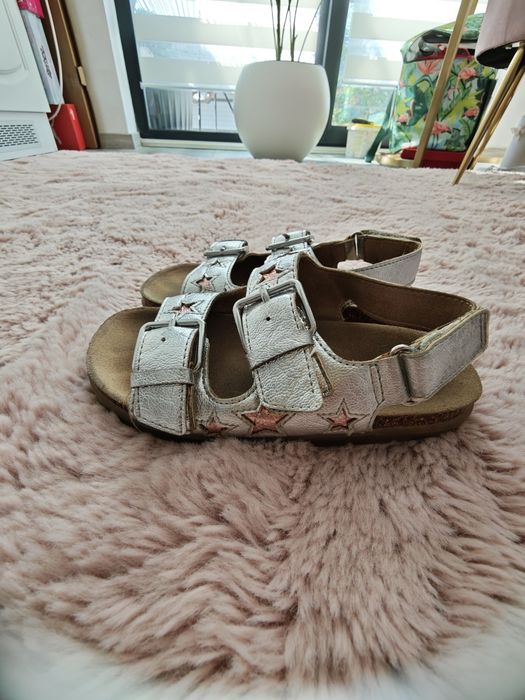 Sandale Zara argintii marimea 27