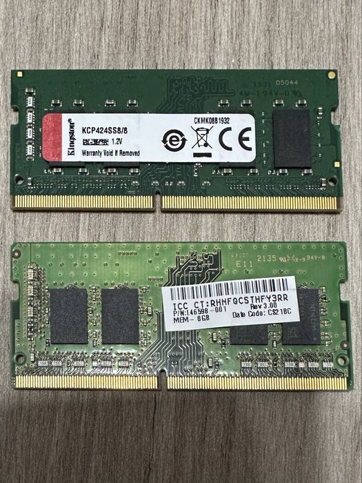 RAM 16Gb (2x8) DDR4 SODIM