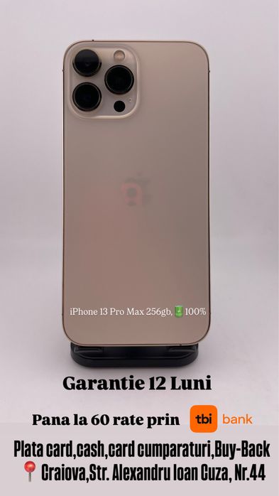 iPhone 13 Pro Max 256gb,100% |•| G Store Mobile