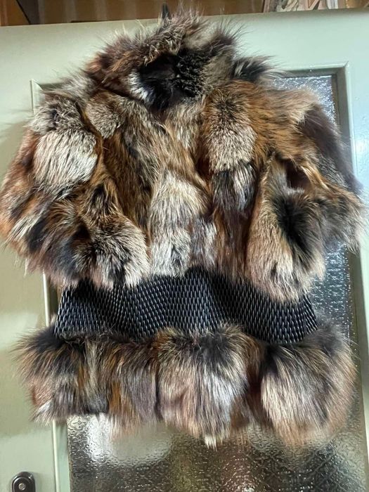 Предпразнична цена- Елек естествен косъм лисица