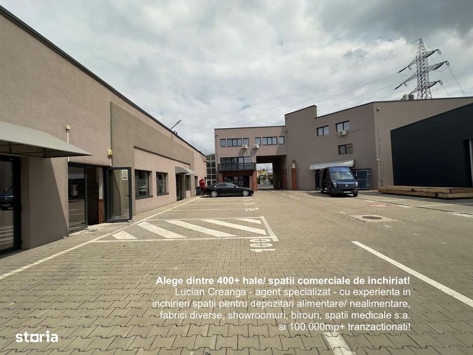Spatii depozitare, restaurant, birouri, de la 400mp la 1600mp, Felicia