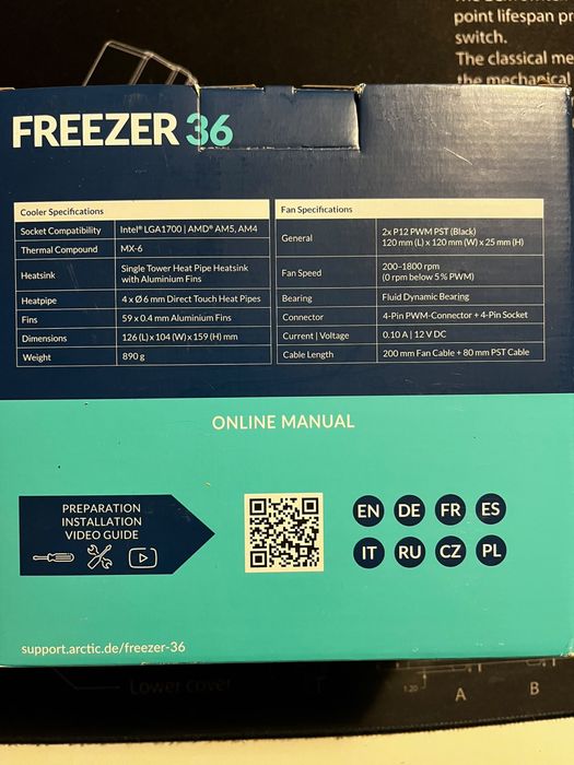 Cooler procesor Arctic Freezer36 - Utilizat