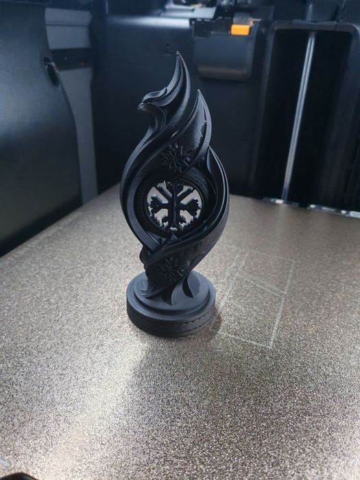 Sculptură Decorativă 3D - Simboluri Tradiționale Românești / Cadou Premium