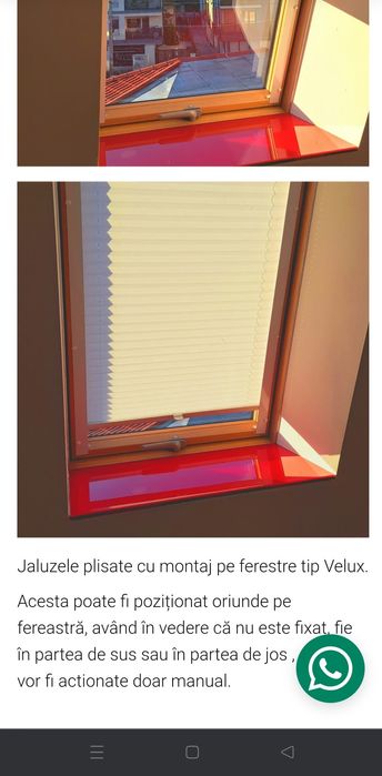 Jaluzele verticale,plise,orizontale,rolete