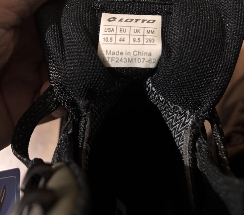 Pantofi sport mid-cut impermeabili Gadir, Negru, Kaki, 44