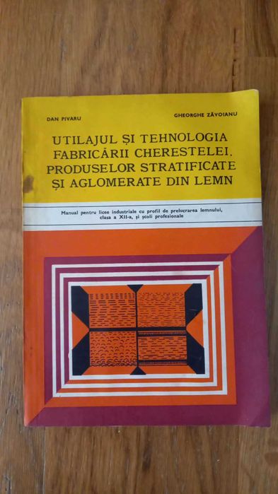 Carti tehnice constructii si prelucrarea lemnului-perioada comunista